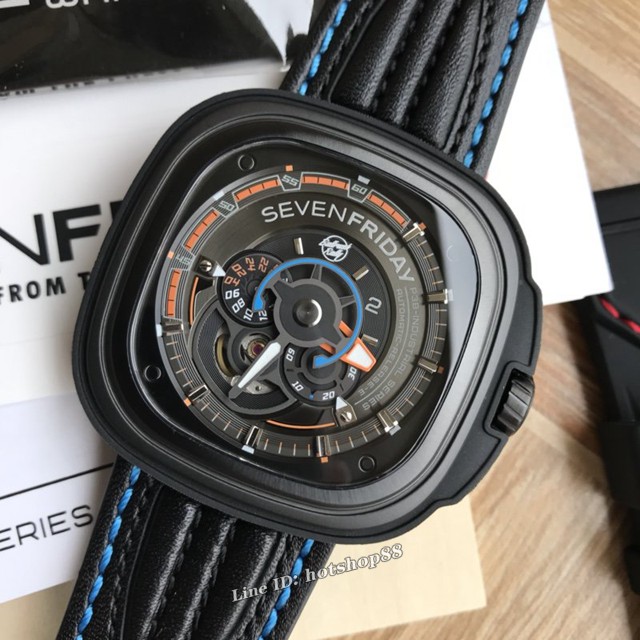 Sevenfriday自动机械男表 型号SF-P3B/02 七个星期五休闲高端男表 gjs2064